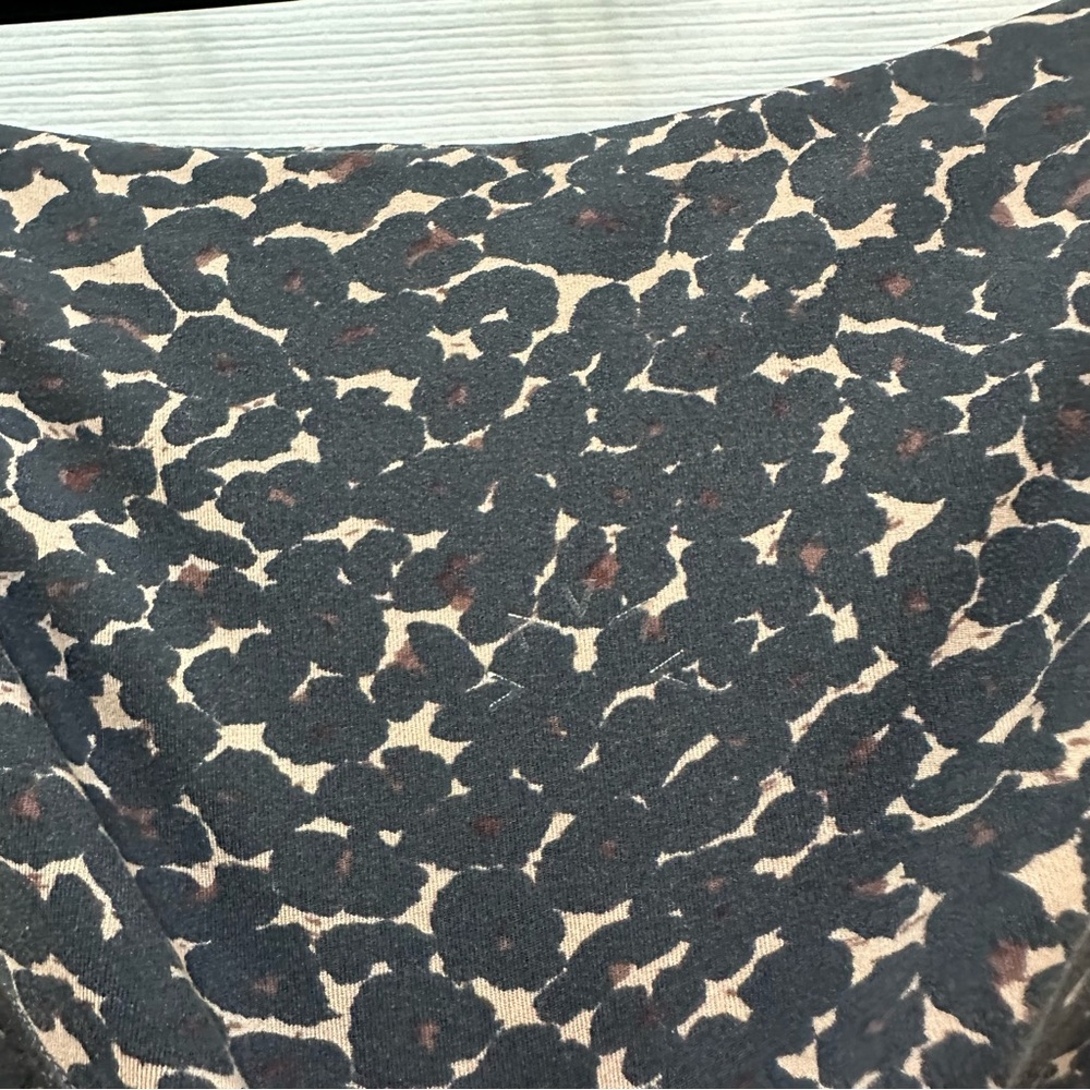 VARLEY Leopard Let's Move High Rise Leggings Black brown tan cheetah M - Picture 5 of 7